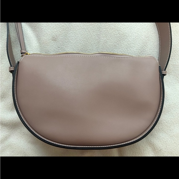 Aallyn Elara Leather Convertible Bag in Blush / Gold - Picture 6 of 16